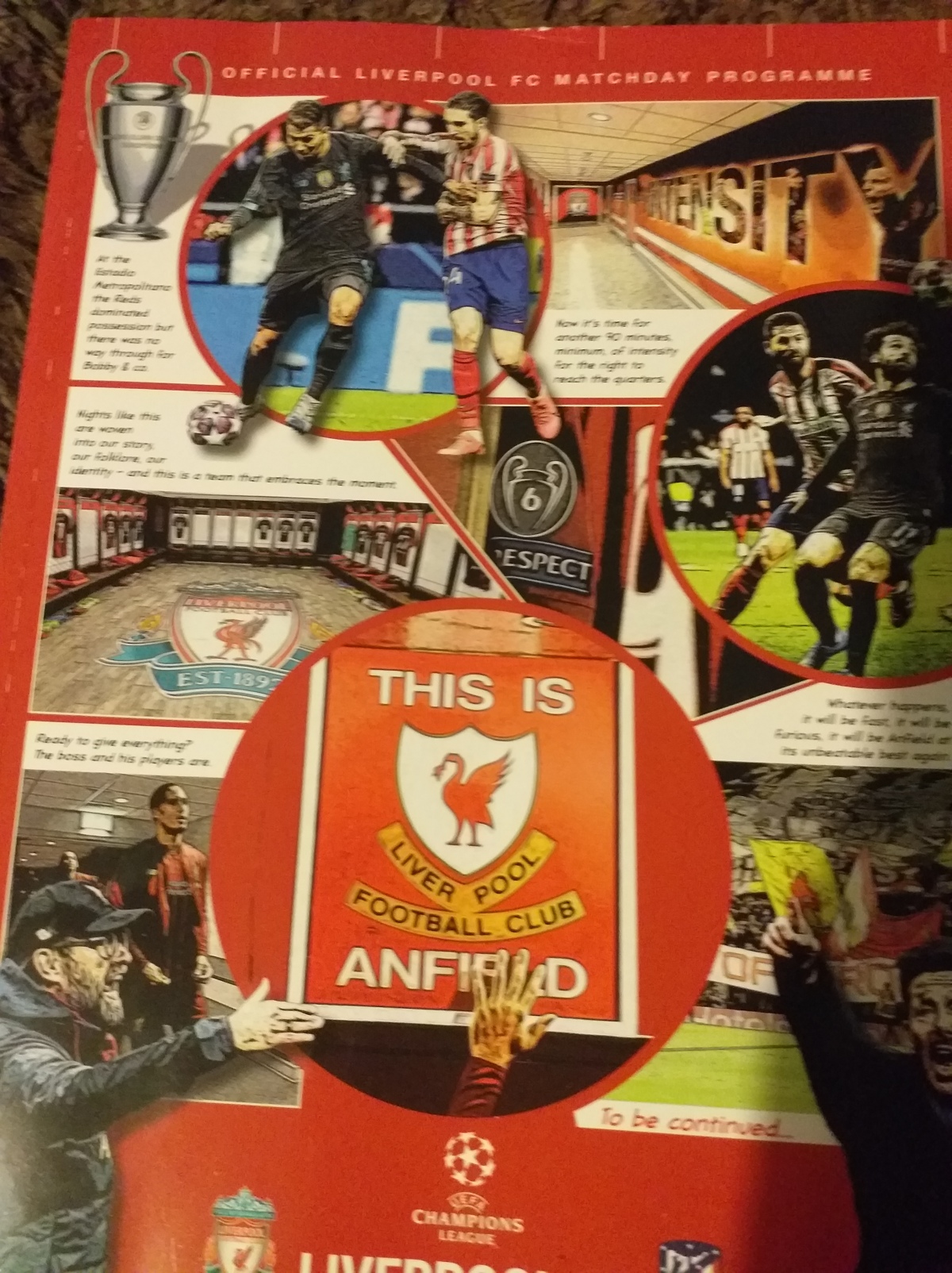 Liverpool v Atletico Madrid -The Covid game